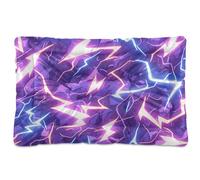 WDdZzyy Tapis de niche lavable bleu safari violet éclaircissant doux antidérapant pour chiens moyens/grands 91,4 x 61 cm