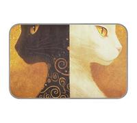 WDdZzyy Tapis d'été frais pour animaux blancs et noirs - Lit auto-rafraîchissant pour chats - Pour le voyage de poulet - Tapette rafraîchissante pour para mascotas M