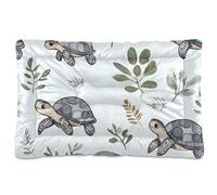 WDdZzyy Tapis lavable en forme de tortue grise pour animaux de compagnie, doux, confortable, dessous antidérapant pour chiens de grande taille, taille moyenne et petite, 91,4 x 61 cm