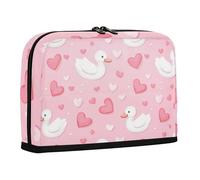WDdZzyy Trousse à crayons de grande capacité avec motif caneton animal de la Saint-Valentin pour adolescents