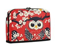 WDdZzyy Trousse à crayons de style japonais avec motif hibou - Grande capacité - Organiseur de papeterie portable pour filles