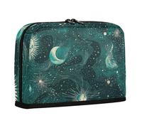 WDdZzyy Trousse à crayons motif astrologie tarot lune grande capacité sac de rangement extensible pour adultes fournitures scolaires