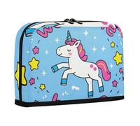 WDdZzyy Welcome Home - Trousse à crayons avec motif de licornes mignonnes - Grande capacité - Avec compartiment - Pour garçons - École