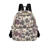 WDdZzyy William Morris Grape Purple 35,6 cm Sacs à dos tendance et élégants pour femmes adolescentes