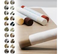 WDEC 20PCS Barres de Remplissage en Bois, Bâtons De Cire Pour Restauration Du Bois, Crayon de Retouche en Cire pour Meubles en Bois Kit Réparation de Rayures, Crayon Retouche Meuble En Bois