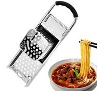 WDEC Rabot à Spätzle en INOX, Râpe Grille Passoire 32.5 x 11 x 6.5 cm pour Spätzle, Cuisine en Acier Inoxydable à Spätzle Machine à Nouilles Moule à Pâtes Outil de Cuisson