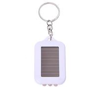 Wdesrgt Lot de 10 mini lampes de poche rechargeables à énergie solaire 3 LED Blanc