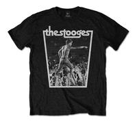 WDEUIL Iggy & The Stooges Unisex T-Shirt Crowd Walk BlackXXX-Large