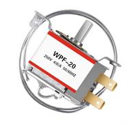 WDF-20 Thermostat de réfrigérateur à 2 broches pour mini réfrigérateur congélateur vitrine - Réglable pour cadran sonde de 70 cm