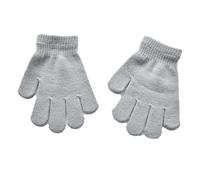 Wdfnexalai 1 paire de gants pour enfants de style simple et confortable pour garçons et filles, couvre-mains de couleur unie, gants d'hiver gris clair