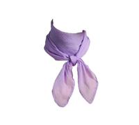 Wdfnexalai Foulard en mousseline de soie - Accessoires de vêtements - Petit foulard - Costume assorti - Mouchoir pour femme - Pour le travail, la maison, les voyages, le shopping, violet clair, as