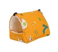 Wdfnexalai Hamster Hamster doux à suspendre pour chinchilla, rat, jaune, 11 x 9 x 15 cm