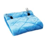 Wdfnexalai Nid d'oiseau en flanelle à suspendre pour l'hiver chaud animal domestique cabane hamac cage petit bleu 17 x 12 x 13 cm