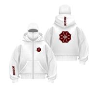 WDGYZZXJ Sweat À Capuche Cagoule pour Homme Survêtement Imprimé pour R.ES.i.d.e.t Vestes Patchwork Hauts À Manches Longues Sweat À Capuche Entièrement Zippé Manteaux-BaiS||XL