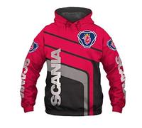 WDGYZZXJ Sweats À Capuche À Manches Longues pour Hommes pour Scania Vestes À Capuche Impression 3D Tops Pull À Capuche Vêtements De Sport Manteaux De Sport Printemps-A||M