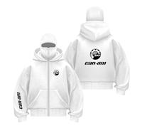 WDGYZZXJ Sweats À Capuche Et Cagoules Patchwork pour Hommes Manteaux C.a.n-a.m Vêtements De Sport Confortables Hauts Zippés Double-BaiS||m