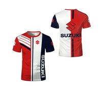 WDGYZZXJ T-Shirt pour Hommes Chemises De Sport pour Suzuki Active Demi-Manches Impression 3D Polos Col Rond Doux À Manches Courtes Séchage Rapide T-Shirt Décontracté-C||L