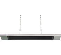 WDH WDH-180DS Chauffage par ondes de chaleur, radiateur, sur pied/mural, 2400 Watt, 2 niveaux de chauffage, minuterie