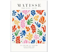 WDHBI HEKA Affiches d’Henri Matisse The Dance Wall Art Matisse Toile Peinture sur Toile Fauvisme Imprimé Abstrait Rétro Image pour la décoration du Salon 60x80cm sans Cadre