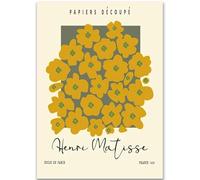 WDHBI HEKA Affiches d’Henri Matisse The Dance Wall Art Matisse Toile Peinture sur Toile Fauvisme Imprimé Abstrait Rétro Image pour la décoration du Salon 60x80cm sans Cadre