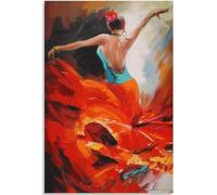 WDHBI HEKA Affiches de Gustav Klimt Œuvres murales Sea of Flowers Peinture sur Toile de Gustav Klimt Estampes rétro pour la décoration du Salon 15x15cmx1 sans Cadre