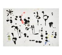WDHBI HEKA Célèbre Joan Miro Affiche Joan Miro Et Art Mural Joan Miro Noir Graffiti Peinture sur Toile pour La Maison Salon Décor Photo 60x80cmx1 sans Cadre