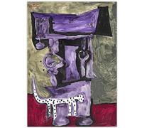 WDHBI HEKA célèbre Pablo Picasso Art Mural Dalmate Chien Affiches Impressions rétro Sofia Lind Peinture sur Toile pour Salon décoration intérieure Photos 20x30cm sans Cadre