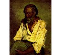 WDHBI HEKA célèbre Pablo Picasso Art Mural Pablo Picasso Peinture sur Toile Le Vieux pêcheur Estampes Affiches de Style Moderne pour la décoration intérieure Photo 30x40cmx1 Non encadré