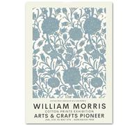 WDHBI HEKA célèbre William Morris Wall Art The Flowering Exhibition Prints William Morris Peinture sur Toile pour Salon Home Decor Pictures 50x70cm No Frame
