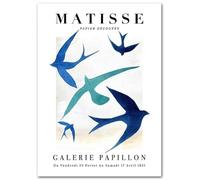 WDHBI HEKA Célèbres Affiches Henri Matisse Colombe De La Paix Art Mural Peinture Abstraite sur Toile Henri Matisse Impressions pour Salon Décoration Intérieure Photos 30x40cm sans Cadre