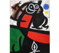 WDHBI HEKA célèbres Joan Miró Estampes et art mural Joan Miró Affiches Peinture sur toile créative Peinture de style moderne Images pour la décoration du salon 15x20cmx1 sans cadre