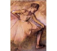 WDHBI HEKA Edgar Degas Affiche 《Ballerine en Rose》 Art Mural Edgar Degas Peinture sur Toile Impressions Modernes pour Salon Maison Photos Décoration 40x60cmx1 sans Cadre