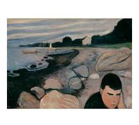 WDHBI HEKA Edvard Munch Décoration murale Edvard Munch « Mélancolie » Poster Edvard Munch Impression moderne pour décoration d'intérieur 15 x 20 cm x 1 sans cadre