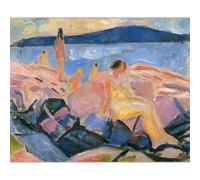 WDHBI HEKA Edvard Munch Poster Edvard Munch Impression moderne pour décoration d'intérieur 55 x 75 cm x 1 sans cadre