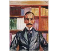 WDHBI HEKA Edvard Munch Poster mural Edvard Munch « Count Harry Kessler » et impressions de style moderne pour décoration d'intérieur 60 x 90 cm x 1 sans cadre