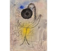 WDHBI HEKA Joan Miró Affiches abstraites Impressions Modernes Joan Miró Art Mural Peinture sur Toile créative et Images pour la décoration du Salon 60x80cmx1 sans Cadre