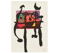 WDHBI HEKA Joan Miro Art Mural Joan Miro Célèbre Affiche Joan Miro Peinture sur Toile Créative pour La Maison Salon Décoration Photo 35x50cmx1 sans Cadre