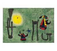 WDHBI HEKA Joan Miro Tirages Joan Miro Art Mural célèbre Peinture sur Toile Joan Miro Exposition Graffiti Affiche pour La Maison Salon Décor Photo 20x30cm sans Cadre