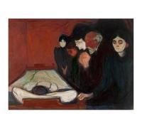 WDHBI HEKA Poster Edvard Munch célèbre, The Morgan Stanley, impression sur toile abstraite Edvard Munch pour décoration de salon, image 50 x 35 cm x 1 sans cadre