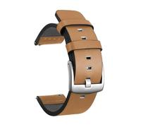 Wdjadp Bracelet en cuir véritable 18/20/22/24 mm, bracelet multifonctionnel interchangeable, adapté à diverses occasions.,Couleur 9,18 mm