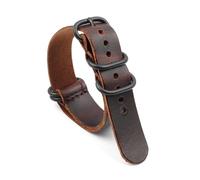 Wdjadp Bracelet en cuir véritable 18/20/22 mm, simple et polyvalent, convenant aussi bien à un usage professionnel qu'à un usage quotidien décontracté.,Comme indiqué,22 mm