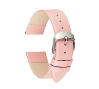 Wdjadp Bracelet en cuir véritable à motif lézard de 14 à 22 mm, convenant aussi bien aux tenues formelles que décontractées.,Rose,20 mm