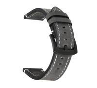 Wdjadp Bracelet en cuir véritable de 18/20/22/24 mm, convenant aux occasions formelles et décontractées, qu'elles soient professionnelles ou informelles.