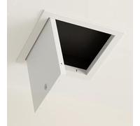 WDJBPSH Trappe de Visite Attic Access Hatch Panels - 6x6 6x10 12x20 12x30 14x24 16x16 16x20 16x24 in, Customizable Recessed Hatch Access Door for HVAC, Wall, Ceiling, and Drywall(9x9in)