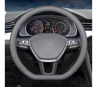 WDJRUIRUI Couvre Volant Voiture pour Audi A7 Sportback C8 4K I 2018-2024,espirant Microfibre Cuir Couvre Volant Housse Volants Voiture Accessoires D'intérieur Protecteurs,D型