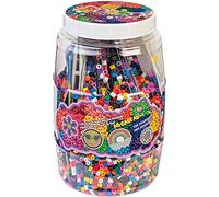 WDK Partner Perles à repasser 9000 perles Multicolore Accessoires inclus