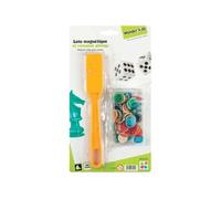 WDK Partner – Jeu magnétique A1300730 – Bâton + 100 pions magnétiques – Couleur aléatoire