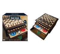 Ambassador by SeidelSchatz Coffret de jeux traditionnels 10-en-1 en bois NA G