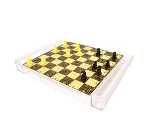 WDK PARTNER - A0400017 - Jeux de société - Jeu d'échec - Coffret voyage