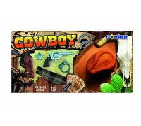 Gonher Coffret pistolet Cowboy A1101938 - set révolver et chapeau marron 72x37 cm enfants